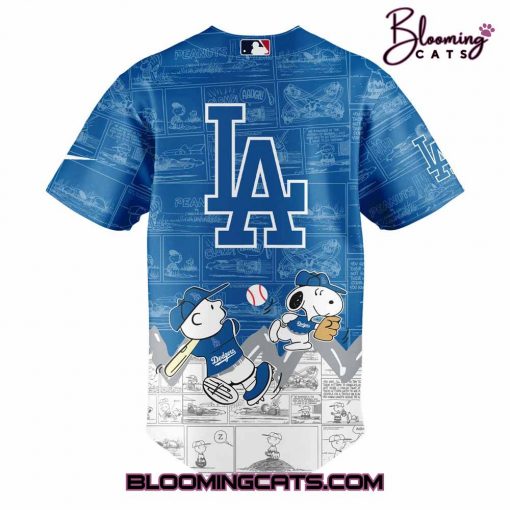 Los Angeles Dodgers x Pirates Anniversary of Peanuts Limited Edition Baseball Jersey