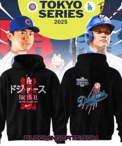 Los Angeles Dodgers x Tokyo Series Tour 2025 Black Hoodie