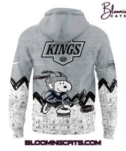 Los Angeles Kings x Pirates Anniversary of Peanuts Grey Hoodie