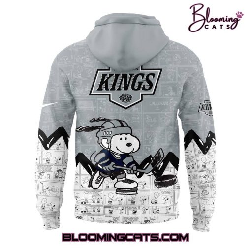 Los Angeles Kings x Pirates Anniversary of Peanuts Grey Hoodie