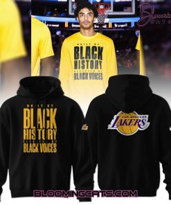 Los Angeles Lakers Black History Month Limited Edition Black Hoodie