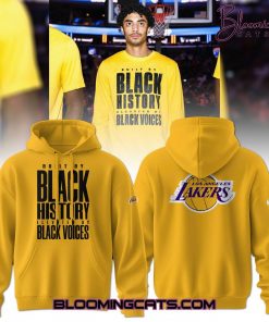 Los Angeles Lakers Black History Month Limited Edition Hoodie