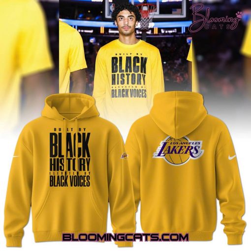 Los Angeles Lakers Black History Month Limited Edition Hoodie