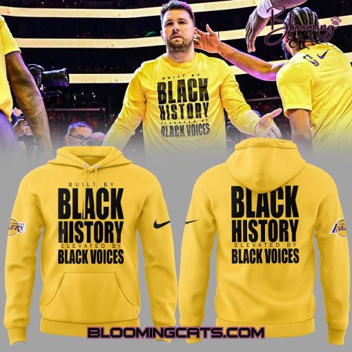 Los Angeles Lakers Luka Doncic Black History Limited Edition Hoodie