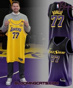 Los Angeles Lakers Show Luka Doncic Limited Edition Basketball Jersey