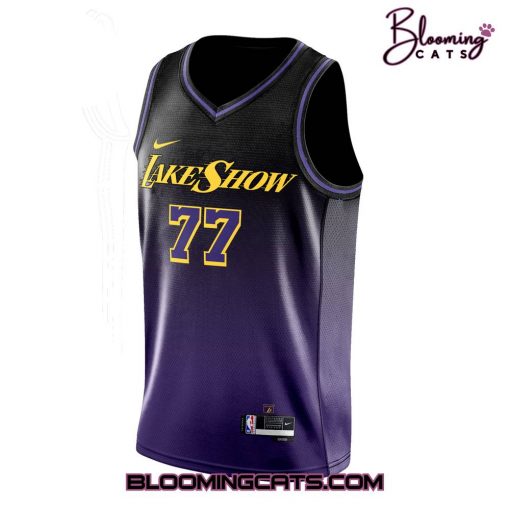 Los Angeles Lakers Show Luka Doncic Limited Edition Basketball Jersey