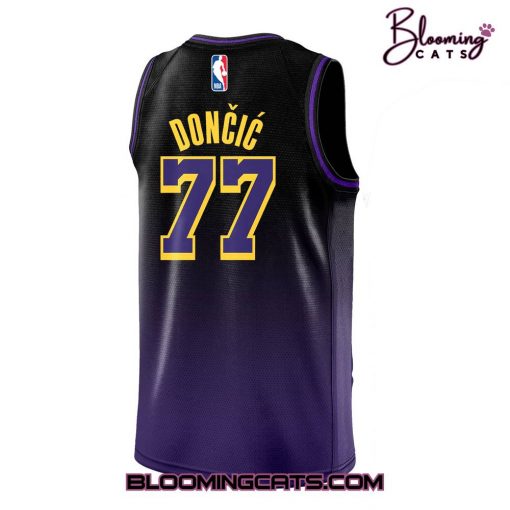 Los Angeles Lakers Show Luka Doncic Limited Edition Basketball Jersey