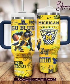 Michigan Basketball “GO BLUE” Stanley Tumbler