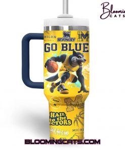 Michigan Basketball GO BLUE Stanley Tumble