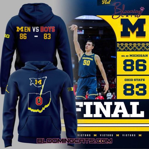 Michigan Basketball “Men Vs Boys” Limited Edition Hoodie