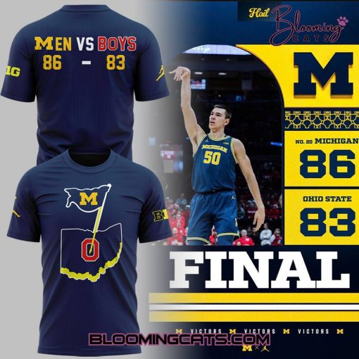 Michigan Basketball “Men Vs Boys” Limited Edition T-shirt