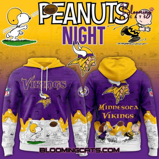 Minnesota Vikings 75th Anniversary of Peanuts Limited Edition Hoodie