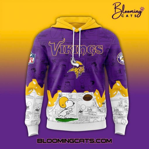 Minnesota Vikings 75th Anniversary of Peanuts Limited Edition Hoodie