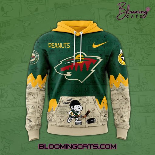 Minnesota Wild 75th Anniversary of Peanuts Hoodie