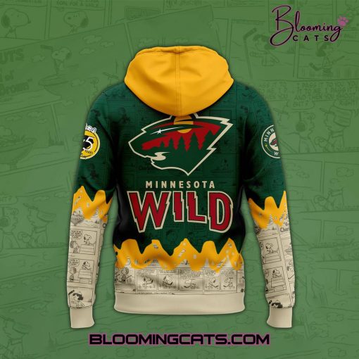 Minnesota Wild 75th Anniversary of Peanuts Hoodie