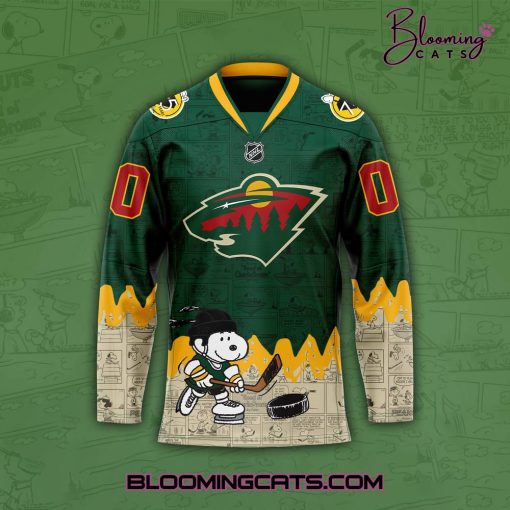 Minnesota Wild 75th Anniversary of Peanuts Jersey