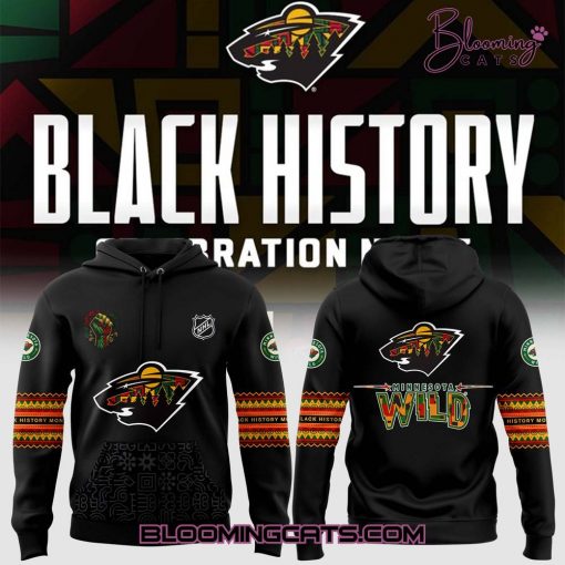 Minnesota Wild “Black History Celebration” Limited Edition Hoodie