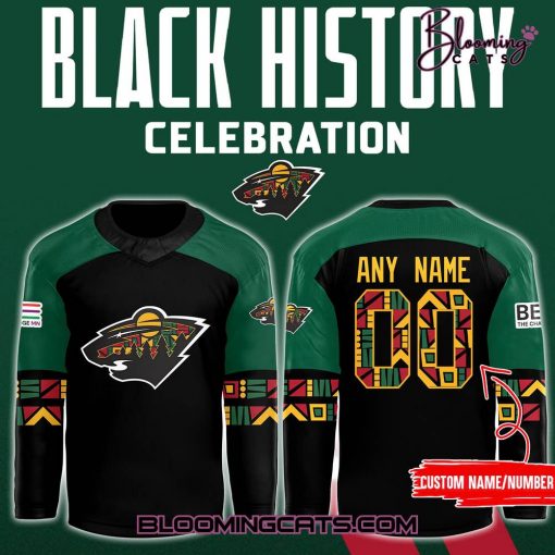 Minnesota Wild “Black History Celebration Ticket Pack” Limited Edition Jersey