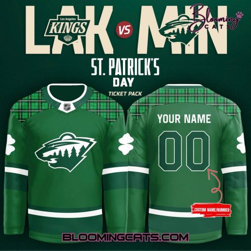 Minnesota Wild “St. Patricks Day” Limited Edition Jersey