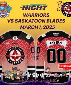 Moose Jaw Warriors x Nickelodeon Nights 2025 Limited Edition Jersey