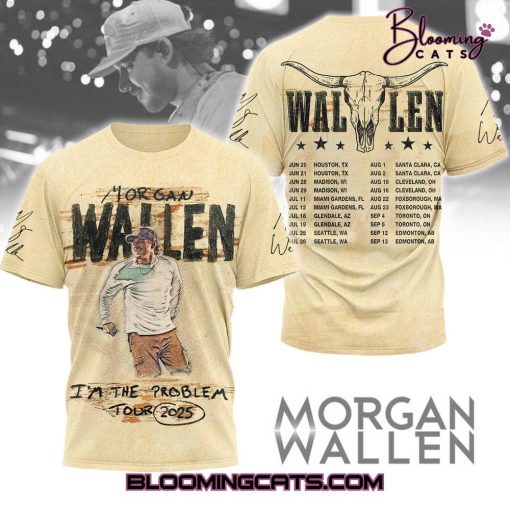 Morgan Wallen “I’m The Problem” Tour 2025 Limited Edition Shirt