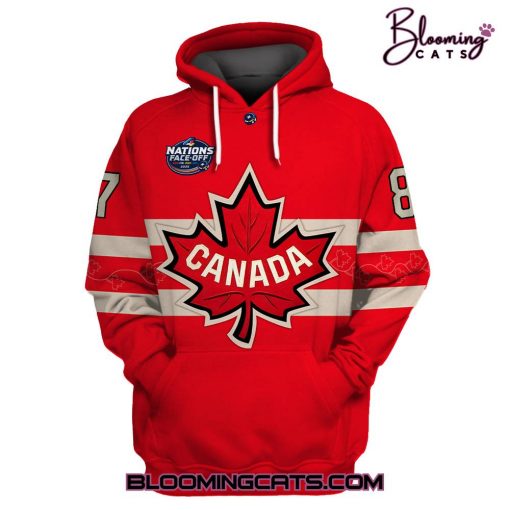 NHL 4 Nations Face-Off Team Canada Sidney Crosby Youth Hoodie