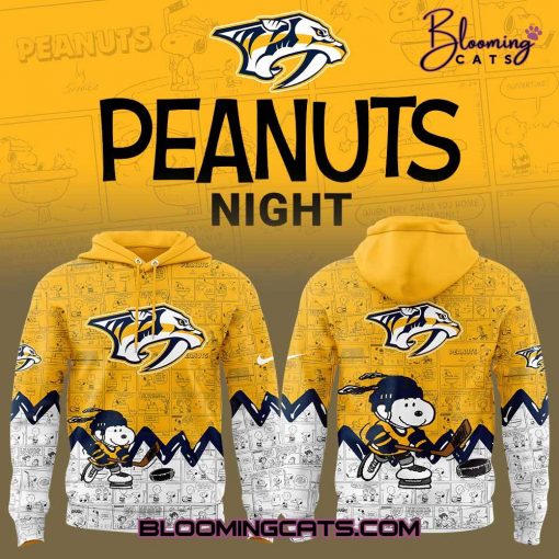 Nashville Predators x Pirates Anniversary of Peanuts Hoodie