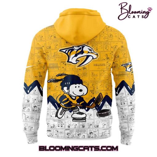 Nashville Predators x Pirates Anniversary of Peanuts Hoodie