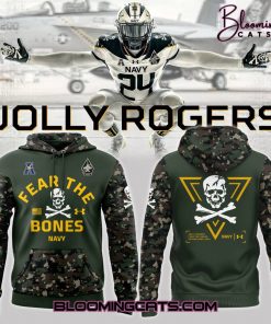 Navy Midshipmen Angel Of Death Jolly Rogers 2024 Camo Hoodie