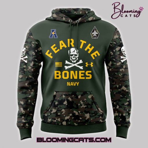 Navy Midshipmen Angel Of Death Jolly Rogers 2024 Camo Hoodie