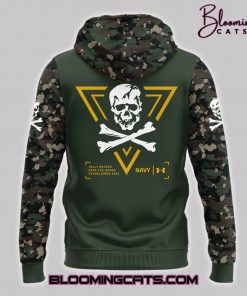 Navy Midshipmen Angel Of Death Jolly Rogers 2024 Camo Hoodie