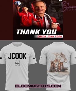 Nebraska Volleyball 2025 Thanks Coach John Cook Limited Edition TShirt