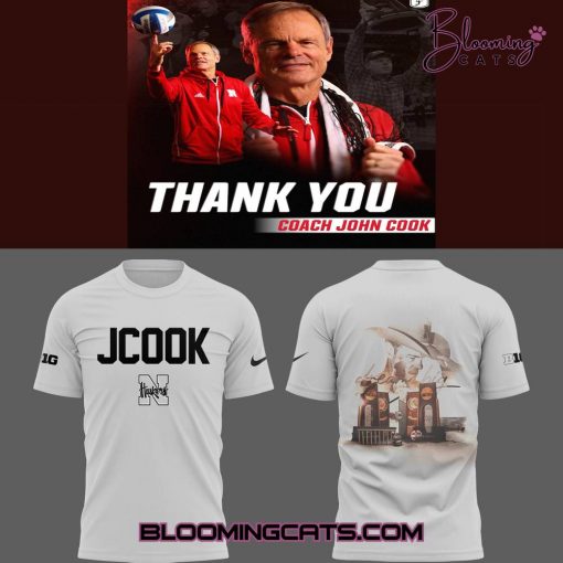 Nebraska Volleyball 2025 “Thanks Coach John Cook” Limited Edition T-Shirt