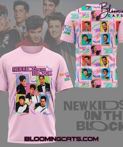 New Kids On The Block New 2025 Pink T-shirt