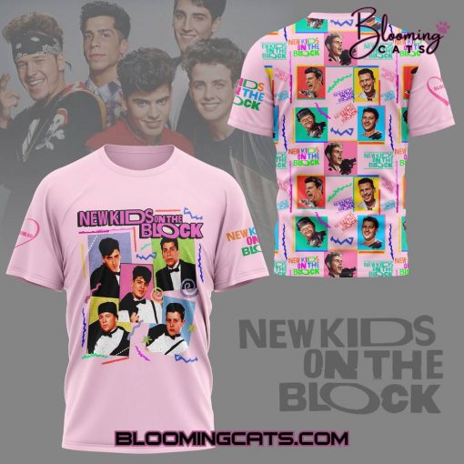 New Kids On The Block New 2025 Pink T-shirt