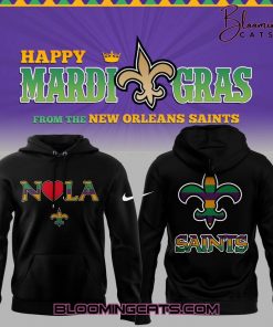 New Orleans Saints x Mardi Gras Limited Edition 2025 Hoodie