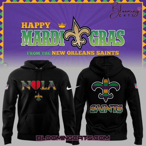 New Orleans Saints x Mardi Gras Limited Edition 2025 Hoodie