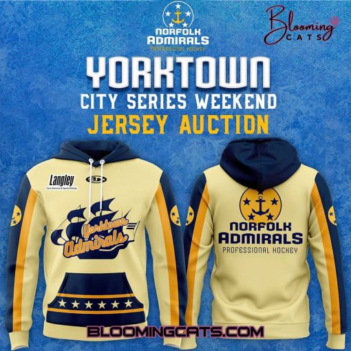 Norfolk Admirals x Yorktown City Series Jersey Hoodie