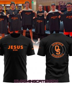 OSU Cowboy Baseball “Jesus Won” 2025 Limited Edition Shirt