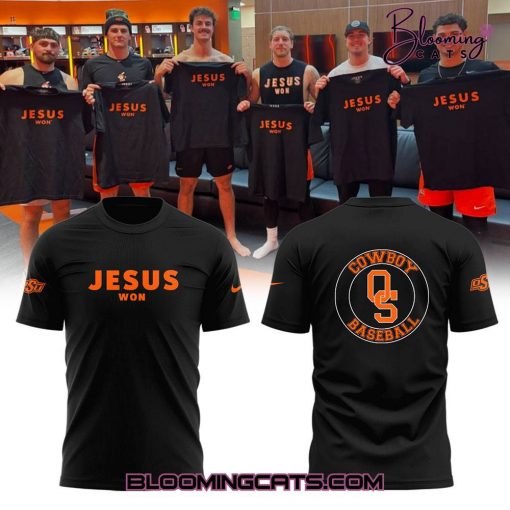 OSU Cowboy Baseball “Jesus Won” 2025 Limited Edition Shirt