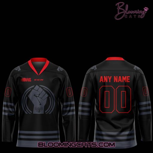 Owen Sound Attack Black History Month 24-25 Limited Edition Jersey