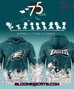 Philadelphia Eagles 75th Anniversary of Peanuts Hoodie