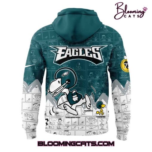 Philadelphia Eagles 75th Anniversary of Peanuts Hoodie