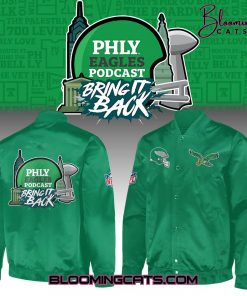 Philadelphia Eagles Bright It Black Limited Edition Bomber Jacket