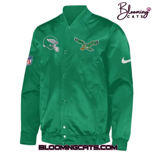 Philadelphia Eagles Bright It Black Limited Edition Bomber Jacket