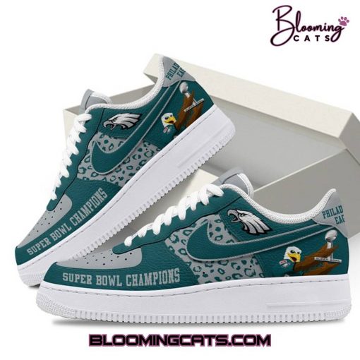 Philadelphia Eagles Champions Super Bowl 2025 Air Force 1 Sneaker