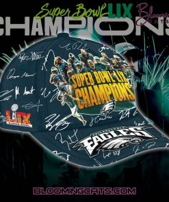 Philadelphia Eagles Champions Super Bowl 2025 Signature All Team Classic Cap