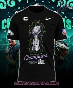 Philadelphia Eagles Champions Super Bowl 2025 Signature All Team T-shirt