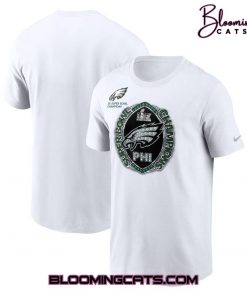 Philadelphia Eagles Champions Super Bowl 2025 White T-shirt