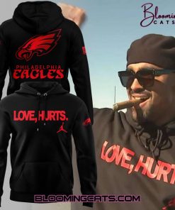 Philadelphia Eagles “Love Hurts” Limited Edition Black Hoodie